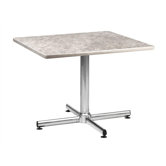 Lunada 33" X-Shaped Steel/Aluminum Base
