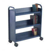 Library Truck with 3 Sloping Shelves