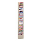 Library Literature Rack, 23 pockets
