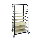 12 Plywood Shelves for Art Ware Cart
