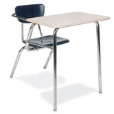 3000 Series 29" Laminate Chair Desk with Particleboard