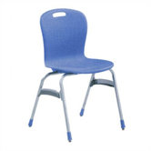 Sage Series 18" Plastic Classroom Glides Chair