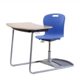 Sage Series Ergo Combo 37.5" Plastic Student Desk