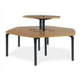 Single Technology Table (42" x 96") with Top Shelf