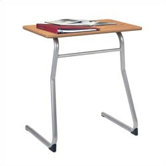 Cantilever 30" Plastic Open-View Student Desk