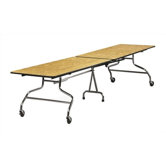 Rectangular Mobile Duofold Table