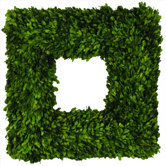 Boxwood Square Wreath