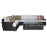 Signature Sectional Deep Seating Group with Cushions