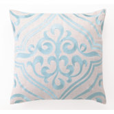 Tile Down-Filled Embroidered Pillow