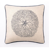 Anemone Down-Filled Embroidered Pillow