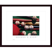 Season's Over Wood Framed Art Print