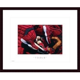 Tools Wood Framed Art Print