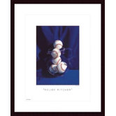 Relief Pitcher Wood Framed Art Print