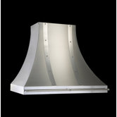 30" Designer Wall Hood with Pot Rail