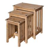 3-tlg. Tisch Set "New Corona"