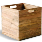 Slatted Solid Basket