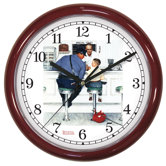 Saturday Evening Post Runaway Wall Clock