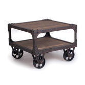 Rustic Industrial End Table