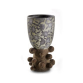 Unique Leaf Print Vase