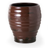 Distressed Red Pot