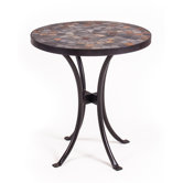 Mosaic Slate End Table