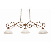 Bordeaux 3 Light Billiard Light