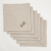 Eat Dinner Napkin (Set of 6)