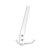 Aluminum Base Coat/Hat Hook 5.5" H with Three Hooks and Aluminum Finish