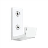 Aluminum Base Coat/Hat Hook 1.75" H