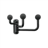 Coat Rack with Three Moveable Arms