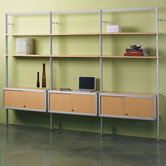 Envision&reg; 84" H Storage System with 1 Credenza and 2 Shelf Starter Panel Kit