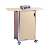 Wheelies&reg; Projector Cart with Locking Door and Adjustable Shelf