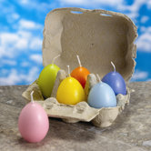 Pastel Egg Candle (Set of 12)