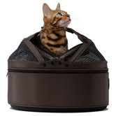 Mobile Pet Bed/Carrier in Dark Chocolate