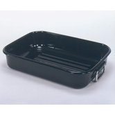 Grill-Auflaufform tief in Schwarz