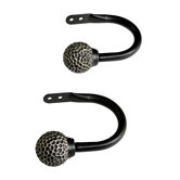 Coast Holdback Hooks in Matte Black