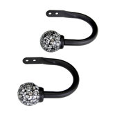 Marina Holdback Hooks in Silver and Matte Black