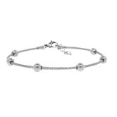 Twisted Wire Ball Bead Bracelet