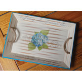 I Sea Life Hydrangea Serving Tray