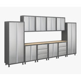 Bold Diamond Plate Series 12pc Cabinet Set