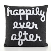 "Happily Ever After" Decorative Pillow