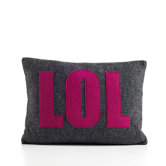 "LOL" Decorative Pillow