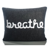 "Breathe" Decorative Pillow