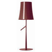 Birdie Table Lamp in Maroon