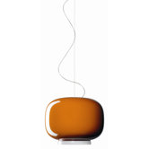 Chouchin 1 Suspension Lamp in Orange