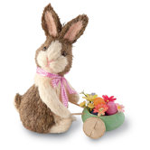Bunny Egg Cart Decorative Accent