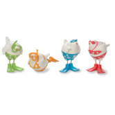 Swimming Cheeky Chicks (Set of 4)