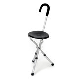 Adjustable Folding Seat Canes