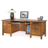 Craftsman Home Office 82" W Angle Computer Desk
