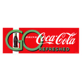 Coca Cola Go Drink Coke Stretched Canvas Print
